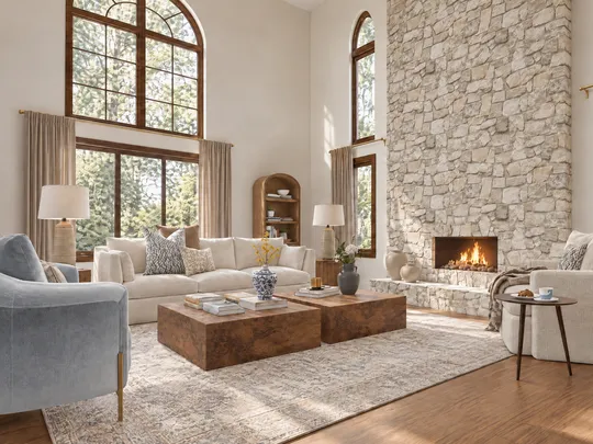 Living Room · Contemporary designed by Jacqueline