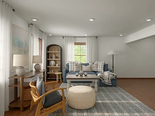 Living Room · Farmhouse designed by Candice