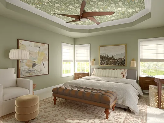 Bedroom · Eclectic designed by Leah