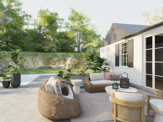 Outdoor Space designed by Sandra