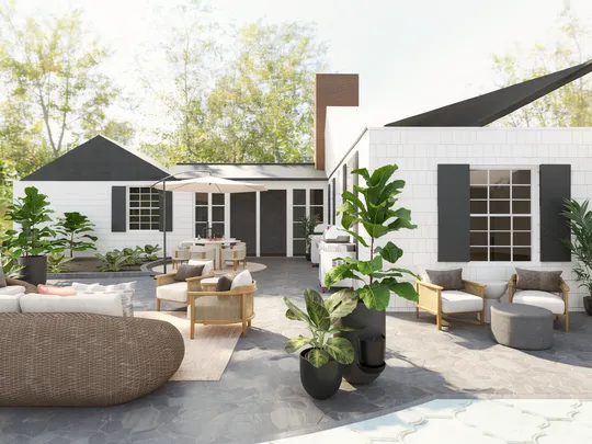 Outdoor Space designed by Sandra