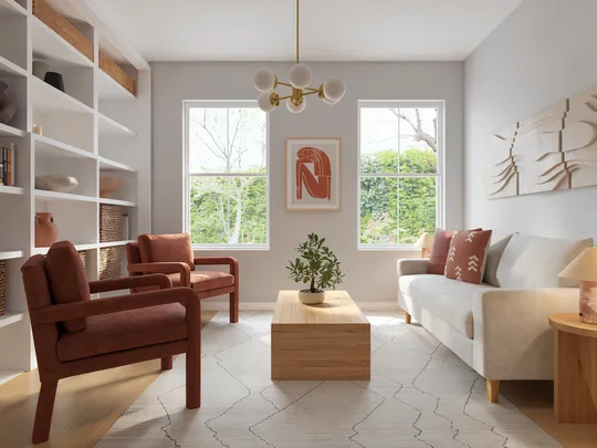 Living Room · Organic Modern designed by Dayana