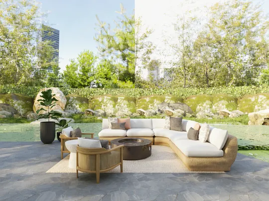 Outdoor Space designed by Sandra