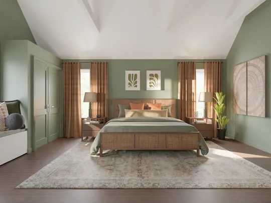 Bedroom designed by Amanda