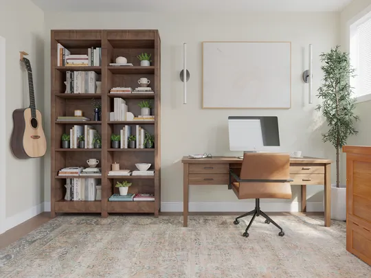 Office · Warm Transitional designed by Ingrid