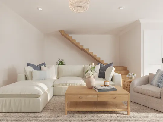 Living Room · Coastal designed by Rachel