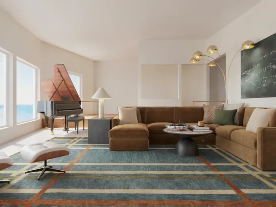 Living Room · Contemporary designed by Danie