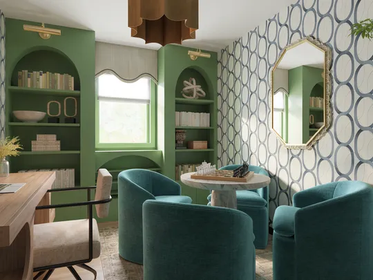 Office · Eclectic designed by Sofia