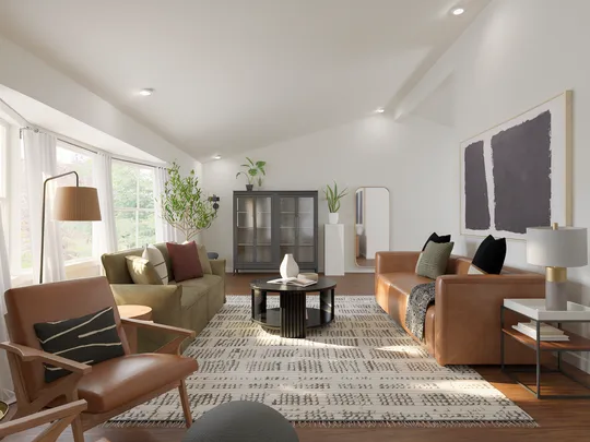 Living Room · Midcentury Scandi designed by Candice