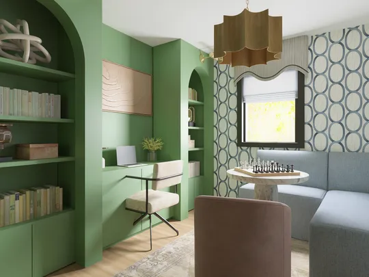 Office · Modern Cottage designed by Sofia