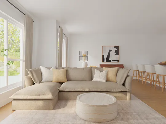 Living Room · Organic Modern designed by Marisa