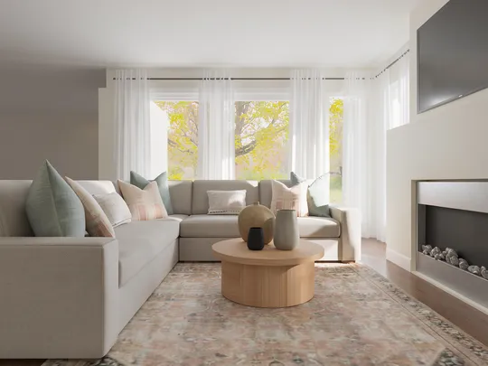 Living Room · Transitional designed by Nicole
