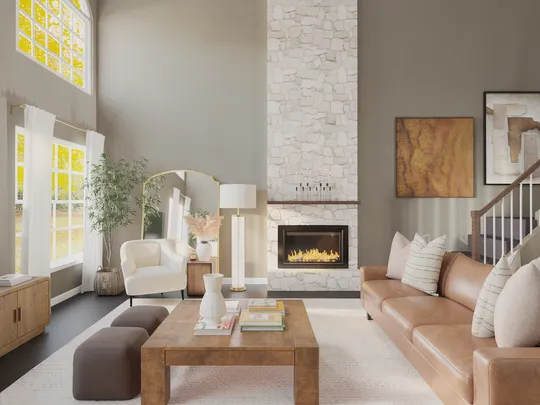 Living Room · Rustic designed by Luisa