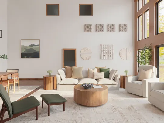 Living Room · Farmhouse designed by Dulce