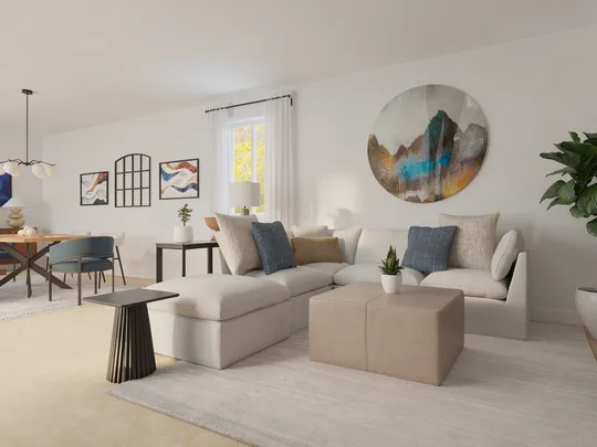 Living Room · Organic Modern designed by Nicole