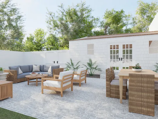 Outdoor Space · Organic Modern designed by Marisa
