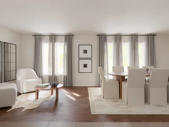 Dining Room · Contemporary Luxe designed by Marisa
