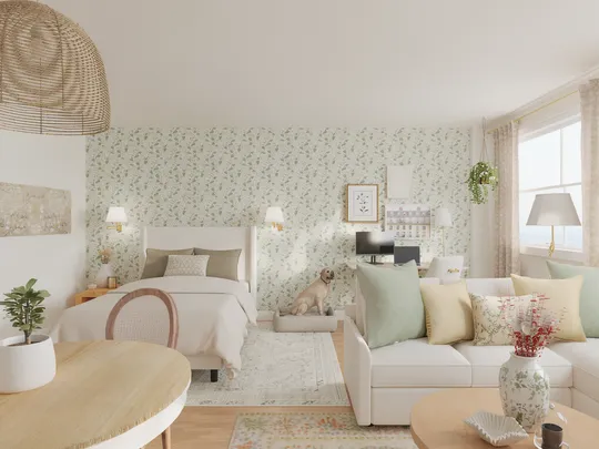 Bedroom · Parisian Modern designed by Natalia