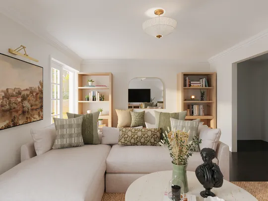 Living Room · Organic Modern designed by Natalia