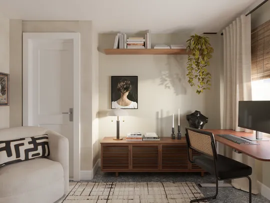 Living Room · Midcentury Modern designed by Julia