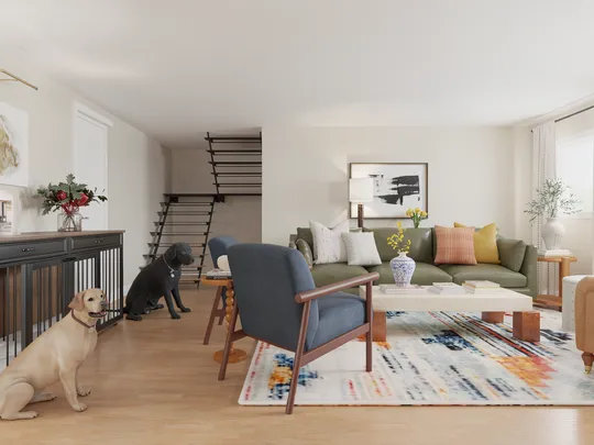 Living Room · Contemporary designed by Jacqueline