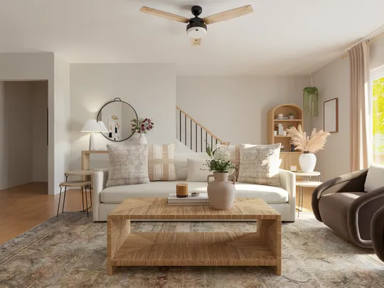 Living Room · Organic Modern designed by Natalia