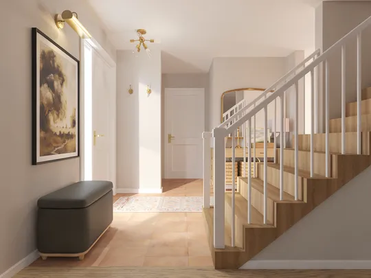 Entryway designed by Francina