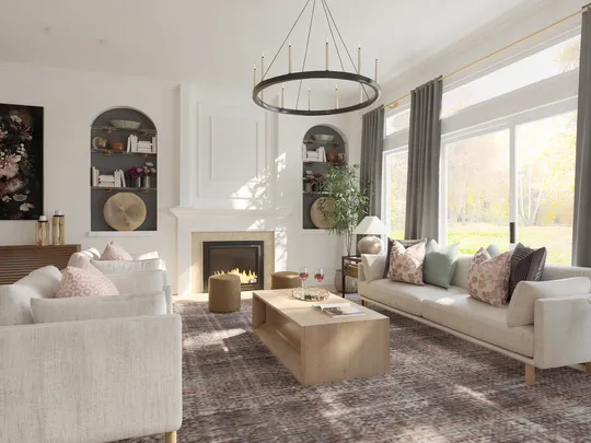 Living Room · Contemporary designed by Jamie