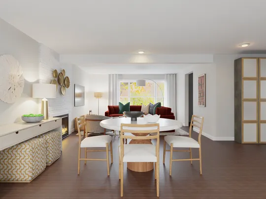 Living Room · Warm Transitional designed by Philippa