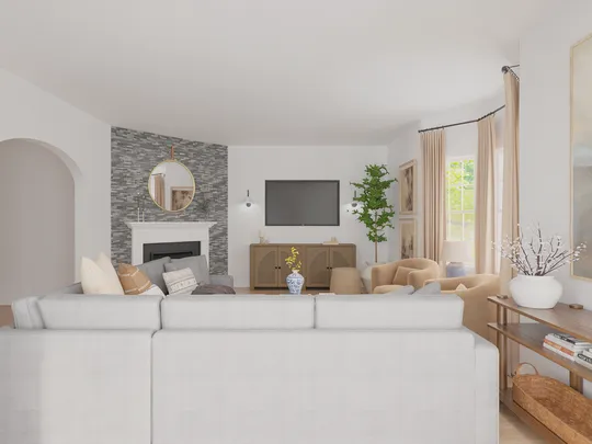 Living Room · Organic Modern designed by Jacqueline