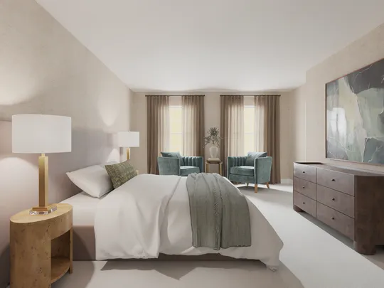Bedroom · Contemporary Luxe designed by Marisa