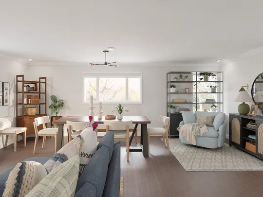 Dining Room · Warm Transitional designed by Candice
