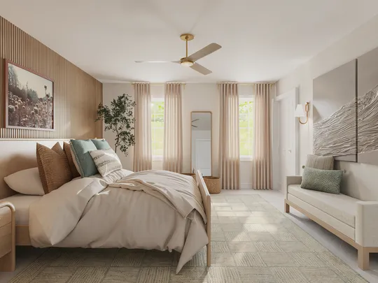 Bedroom designed by Nicole