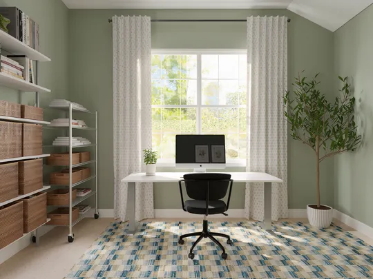 Office · Warm Transitional designed by Marisa