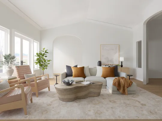 Living Room · Contemporary Luxe designed by Marisa