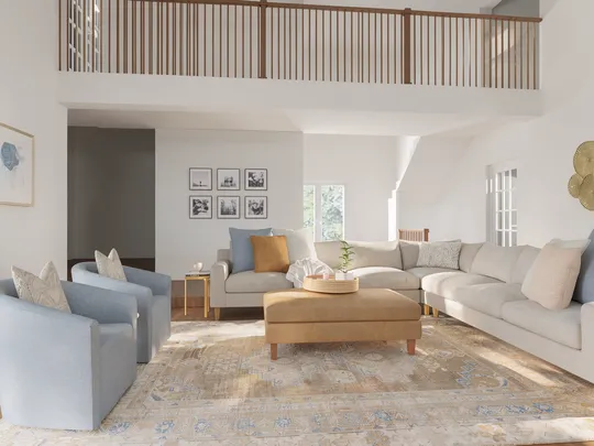 Living Room · Contemporary designed by Nicole
