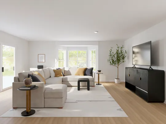 Living Room · Inspired Modern designed by Marisa