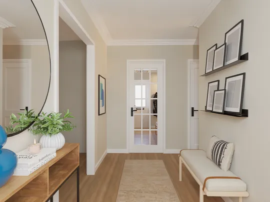 Entryway designed by Amanda