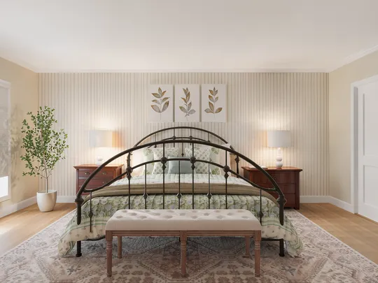 Bedroom · Transitional designed by Valeria