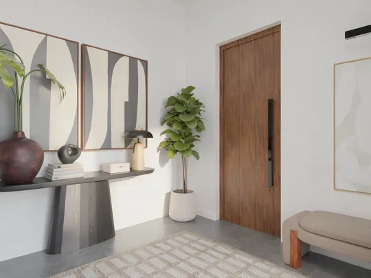 Entryway designed by Francina
