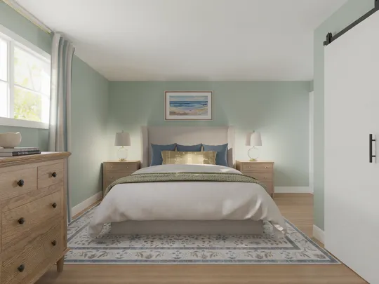 Bedroom · Modern Cottage designed by Marisa