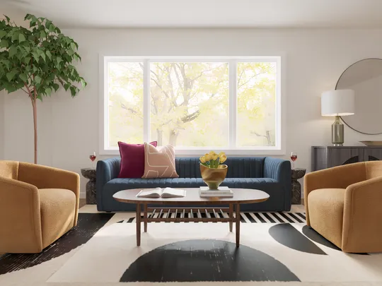 Living Room · Eclectic designed by Estefania