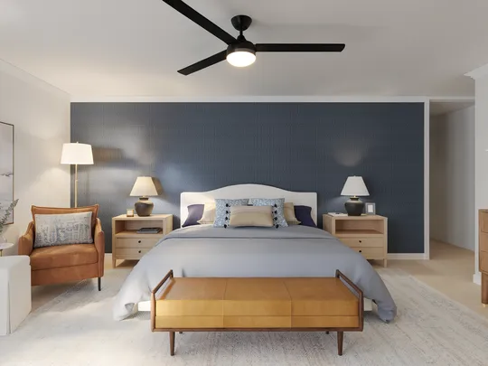 Bedroom · Midcentury Scandi designed by Natalia