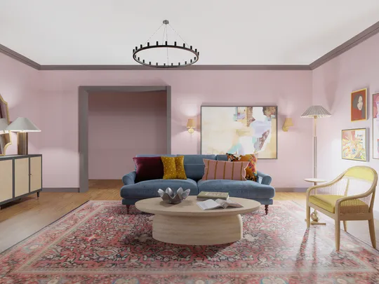 Living Room · Inspired Modern designed by Marisa