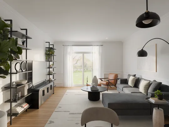 Living Room · Contemporary designed by Ceci