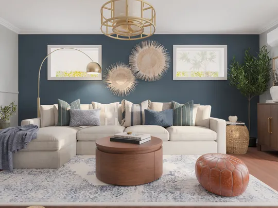 Living Room · Contemporary Luxe designed by Valeria