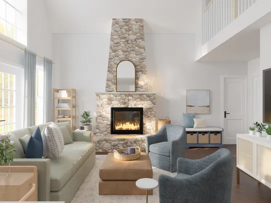 Living Room · Coastal designed by Jacqui
