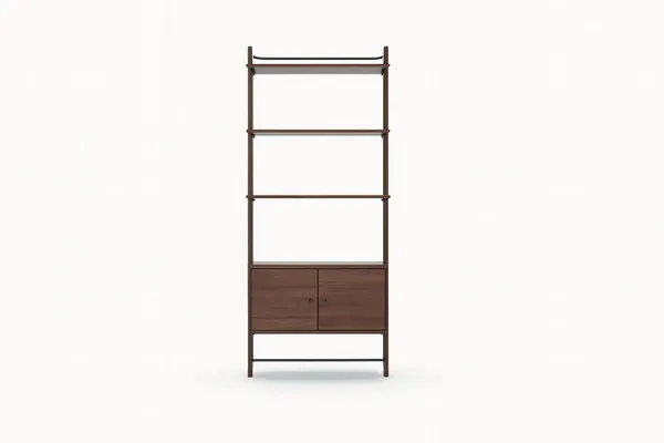 Title Storage Bookshelf, Walnut