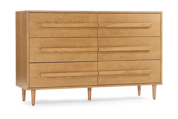 Heist 6-Drawer Dresser, Oak