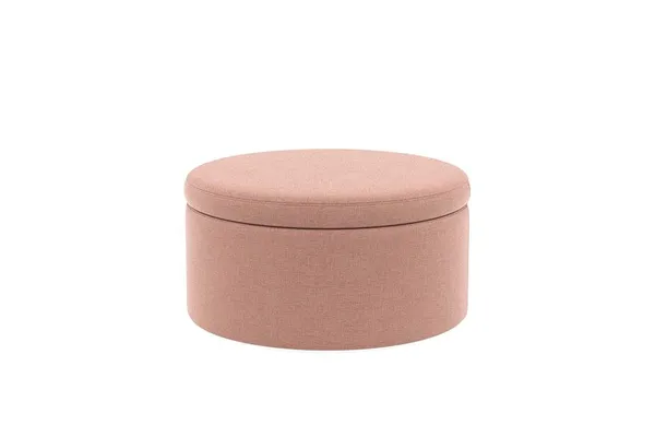 Colten Round Storage Coffee Table Ottoman